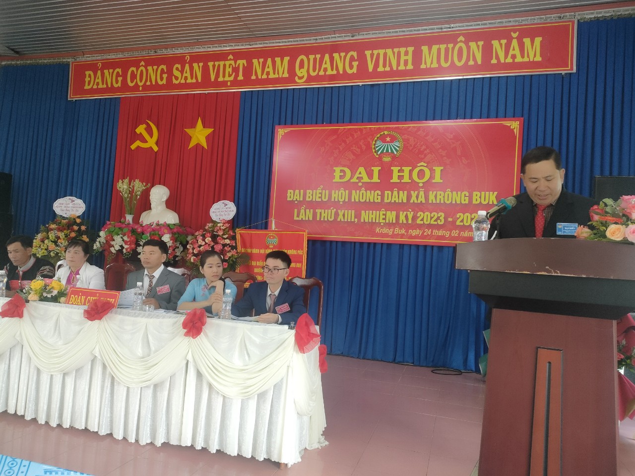 Đại hội đại biểu Hội Nông dân xã Krông Buk lần thứ XIII nhiệm kỳ 2023 – 2028